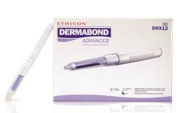 After 7 POD, Dermabond was still covered at the incision (arrows) in