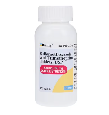 (Septra DS/Bactrim DS) Sulfamethoxazole/Trimethoprim 800mg/160mg (Double Strength)-#100 tablets