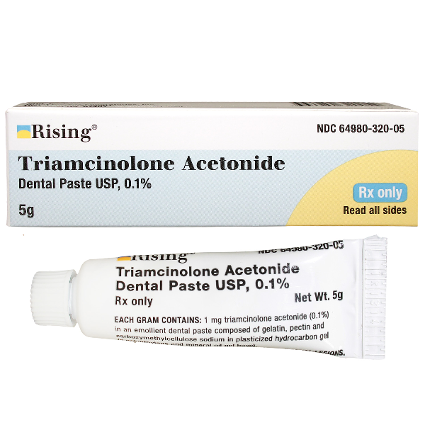 (Oralone) Triamcinolone Acetonide Dental Paste 0.1%- 5 gram tube