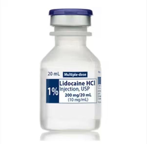 20 ml multiple-dose, 1% injectable lidocaine