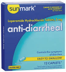 Loperamide (Imodium) HCl Caplets 2mg 12/Bx