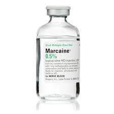 Marcaine (Bupivacaine, Sensorcaine) Injection 0.5% MDV 50mL/Vl