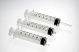 Single 60 ml Luer Lock Syringe Without Needle
