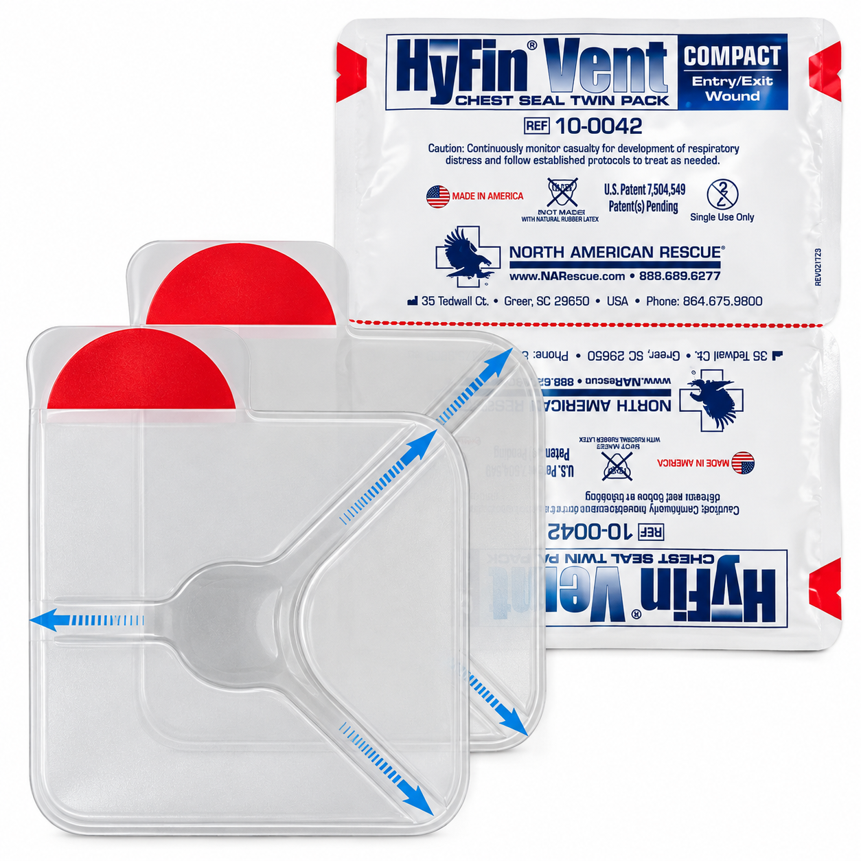 Venting Chest Seal - Penetrating Chest Wound (LOT#Y020524-01)
