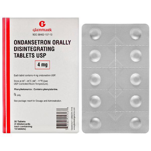 Ondansetron Orally Disintegrating Tablets 4mg Box 30/Bx