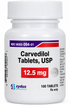 (Coreg) Carvedilol 12.5mg-#100 Tablets (NDC# 68382-0094-01 LOT#ZAO2646A)