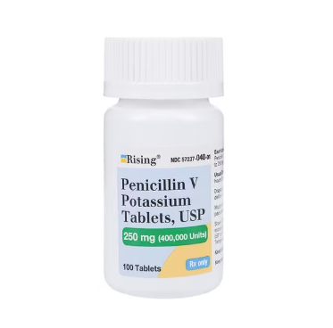 Penicillin V Potassium Tablets 250mg Bottle 100/Bt