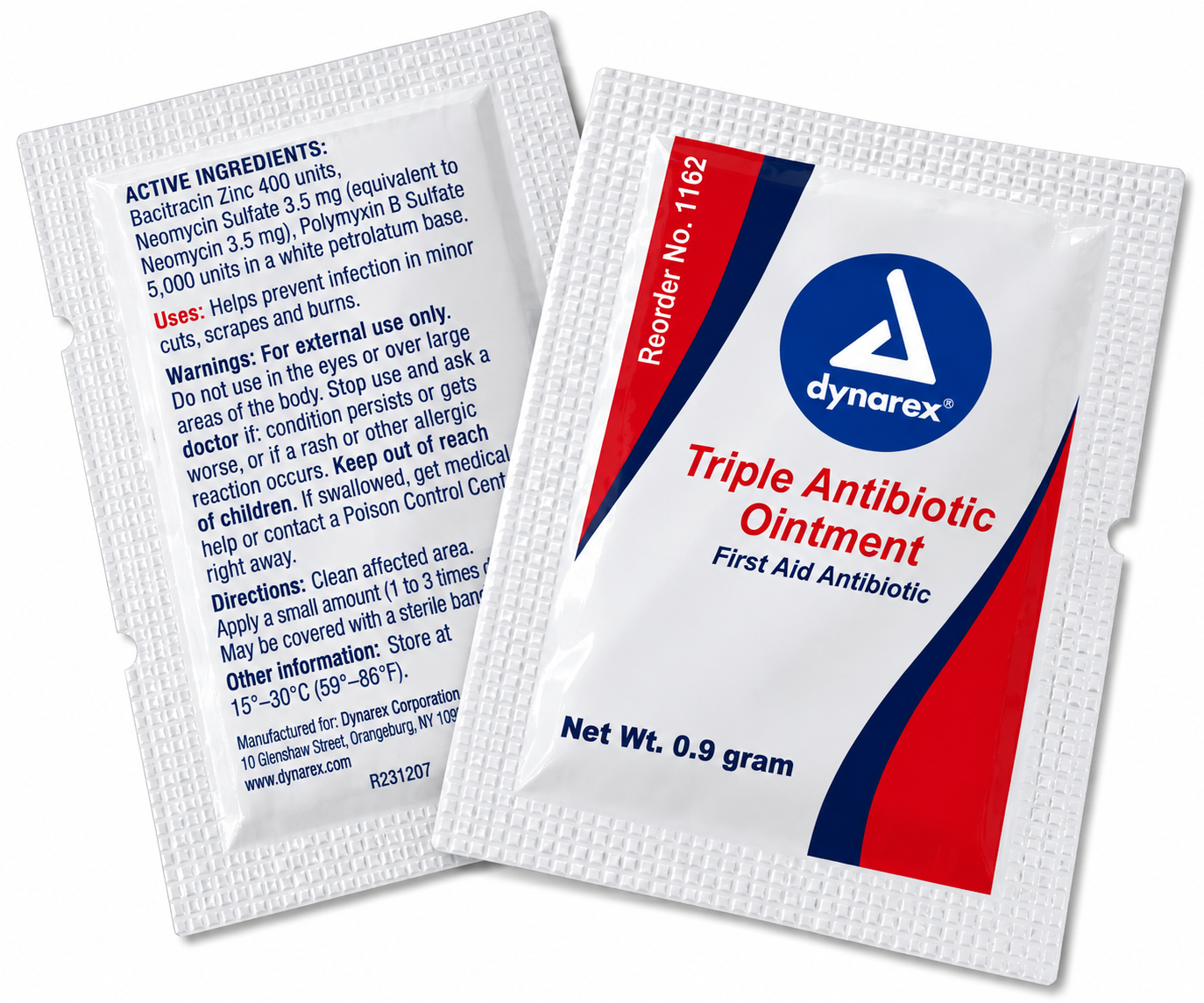 Triple Antibiotic Ointment - 3 packets (0.9gm each)