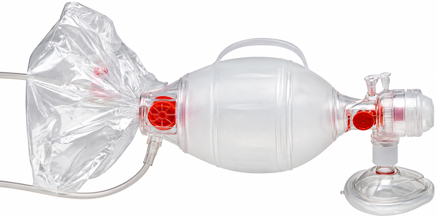 Disposable Resuscitator-(BMV) Ambu Spur II-  PEDIATRIC SIZE (Neonate, Infant, Toddler)- LOT# 1001054529