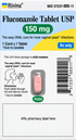 (Diflucan) Fluconazole 150mg -#1 Single Tablet -Unit Dose (NDC#57237-005-11 LOT#FLC224014A)