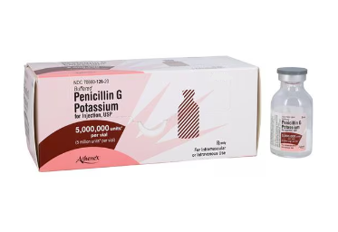 Penicillin G Potassium Injection 5MU/vl Powder Vial + Sodium Chloride 0.9% Injection Preservative Free SDV 10mL