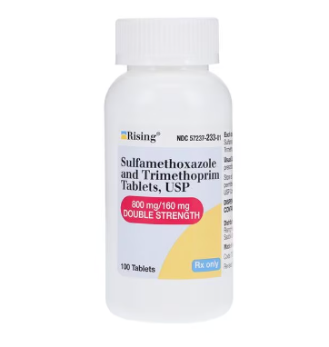 Sulfamethoxazole/Trimethoprim Tablets 800mg/160mg Double Strength Bottle 100/Bt
