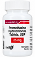 (Phenergan) Promethazine  HCl 25mg-#100 tablets (NDC#68382-041-01 LOT#ZA02918A)