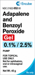 (Epiduo Gel) Adapalene and Benzoyl Peroxide Topical Gel Pump 0.1%/2.5% -#45 gram  (NDC 21922-0052-50)