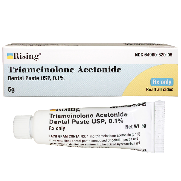 Triamcinolone Acetonide Dental Paste 0.1% Tube 5Gm 5gm/Tb