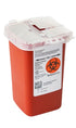 Pack of #5 -  Syringe with Safety Hypodermic Needles - 27g 1-1/4"- with Sharps container
