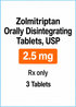 (Zomig) ZOLMITRIPTAN ODT 5MG-#3 tablets (NDC 68382-717-82 LOT MA01507A)