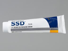 Silver Sulfadiazine (Silvadene) Topical Cream 1% Tube 85gm/Tb