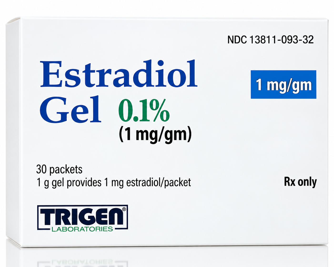 (Divigel 1mg/gm) Estradiol 1MG/GM GEL-#30 packets (NDC: 13811-093-32 LOT: 3029831)