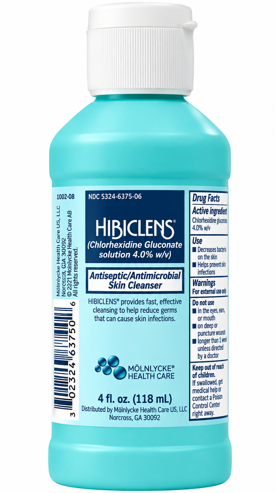 Hibiclens® 4% CHG (Chlorhexidine Gluconate) NonSterile-4 ounce bottle