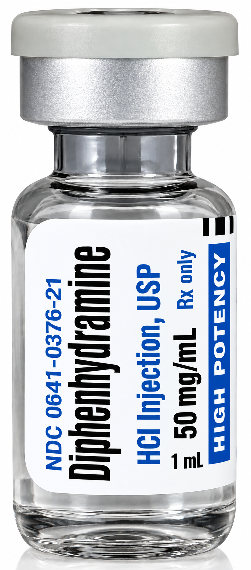 (Benadryl) Diphenhydramine injection 50mg/mL SDV- 1mL (NDC#72485-101-25 LOT#DBTU0240)