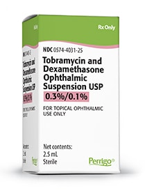 Tobramycin and Dexamethasone Ophthalmic Suspension USP 0.3%/0.1%