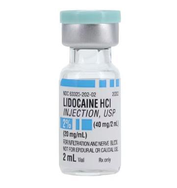 Lidocaine HCl Injection 2% SDV 2mL