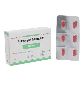 (Z-Pack) Azithromycin 250mg- Unit Dose-#6 tablets (NDC#65862-641-63 LO ...
