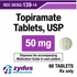 (Topamax) Topiramate Tablets 50mg - 60 Tablets (NDC#68382-139-14 LOT#MA05155A)