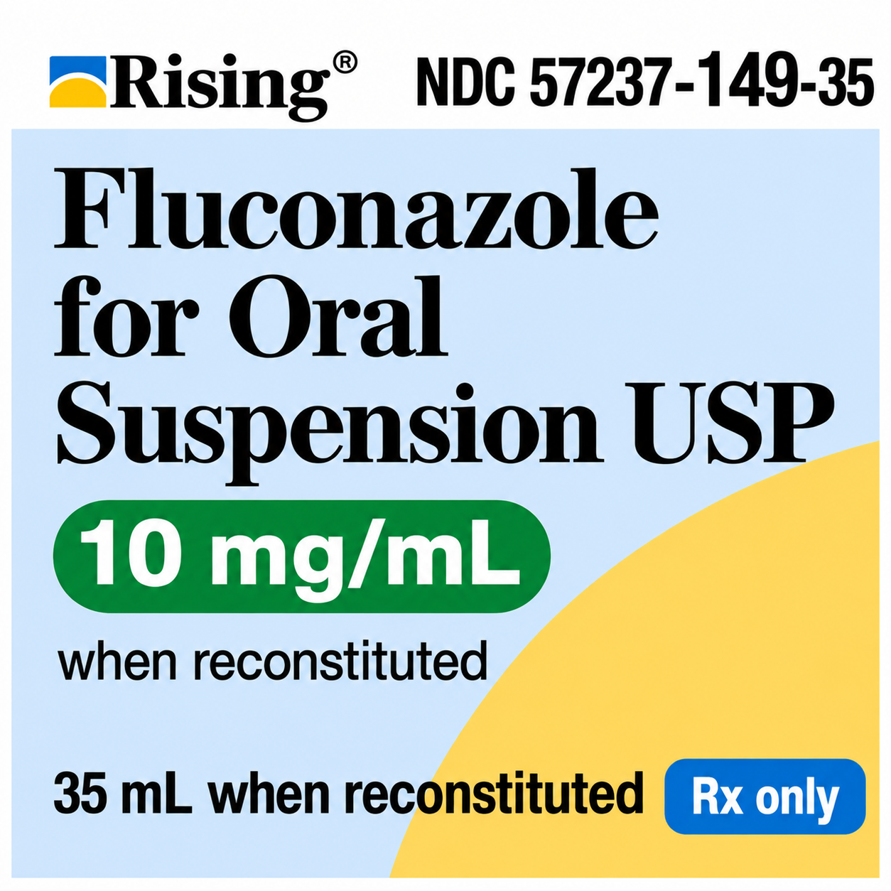 (Diflucan) Fluconazole 10mg/ml Oral Suspension-35mL (NDC#  57237-0149-35)