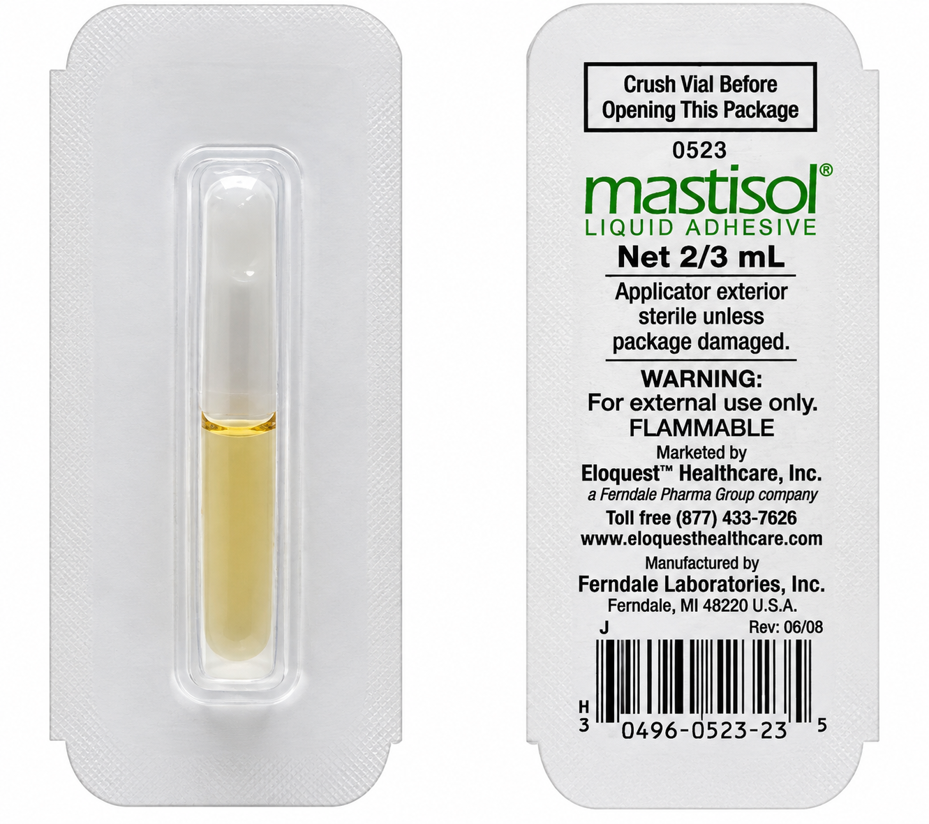 Mastisol Liquid Adhesive (Stick-It equivalent)
