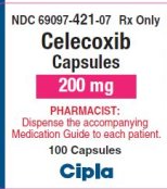 (Celebrex) Celecoxib 200mg Capsules- #100 (NDC#69097-421-07 LOT#5ID1870)