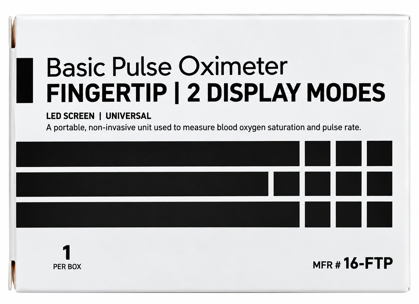 Basic Finger Pulse Oximeter-#1 each