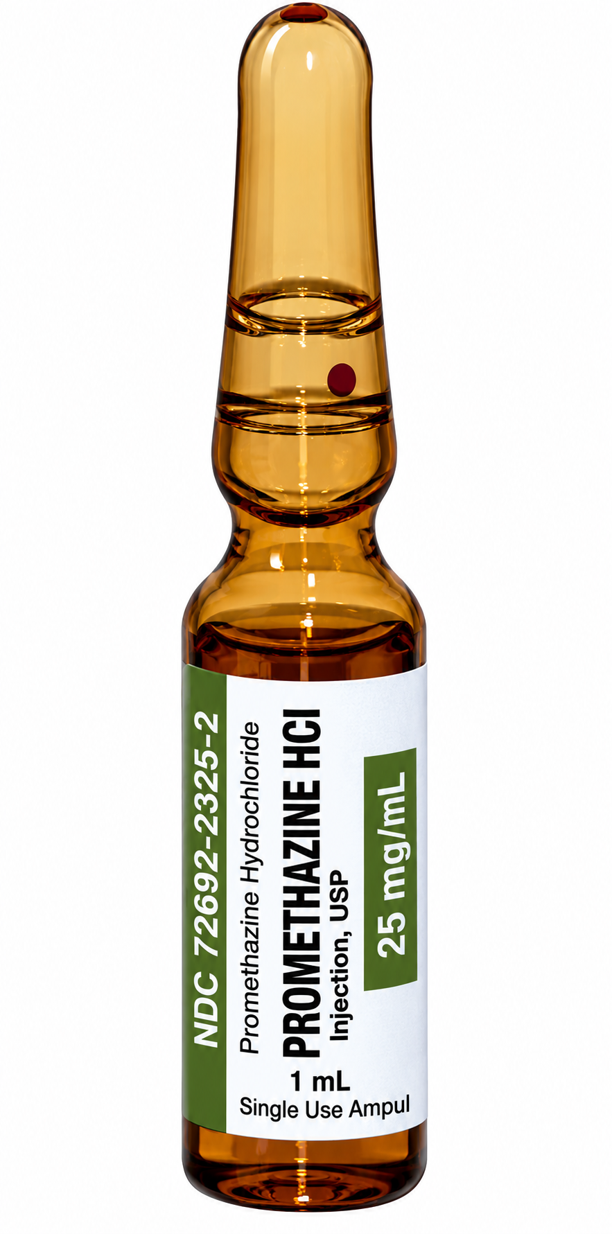 (Phenergan )Promethazine HCl Injection 25 mg/mL SDV- 1mL single ampul (NDC#39822-5525-3 LOT#1N6PH25