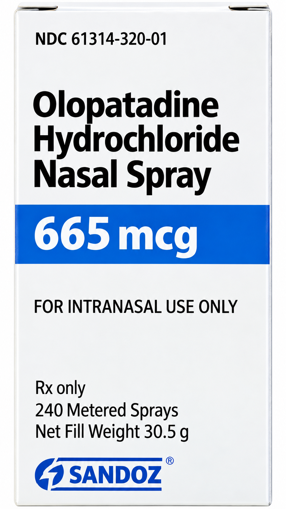 (Patanase) Olopatadine Hcl 665 Mcg Nasal Spray 30.5 Gm-240 Metered Sprays (NDC: 65162-890-23 LOT: 089026007A)