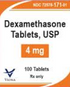Dexamethasone (Decadron) Tablets 4mg-#100 tablets (NDC#725878-0171-01 LOT#ZA00049A)