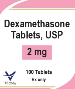 Dexamethasone (Decadron) 2mg tablets #100  ( NDC# 72578-0167-01 LOT# ZA02788A)