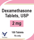 Dexamethasone (Decadron) 2mg tablets #100  ( NDC# 72578-0167-01 LOT# ZA02788A)
