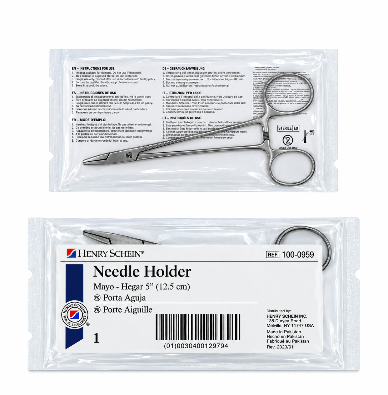Needle Holder- Mayo-Hegar-6" Stainless Steel
