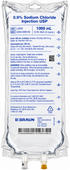 Normal Saline IV Solution (Sodium Chloride/NaC 0.9%) #1000mL(NDC-02645-802-00 LOT#0062047521)