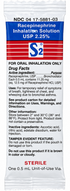 S-2 Racepinephrine Inhalation Solution 2.25% SINGLE 0.5% mL PACKET (NDC#0487-5901-99)+ Sodium Chloride Inhalation Solution 0.9% SINGLE 3mL AMPULE (NDC#00487930133)