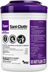 Super Sani-Cloth Germicidal Wipes-160 count canister-LOT# A12500875