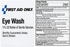 Eyewash Irrigation-(Purified Water 98.3%)-1 oz bottle (LOT: 2262692)