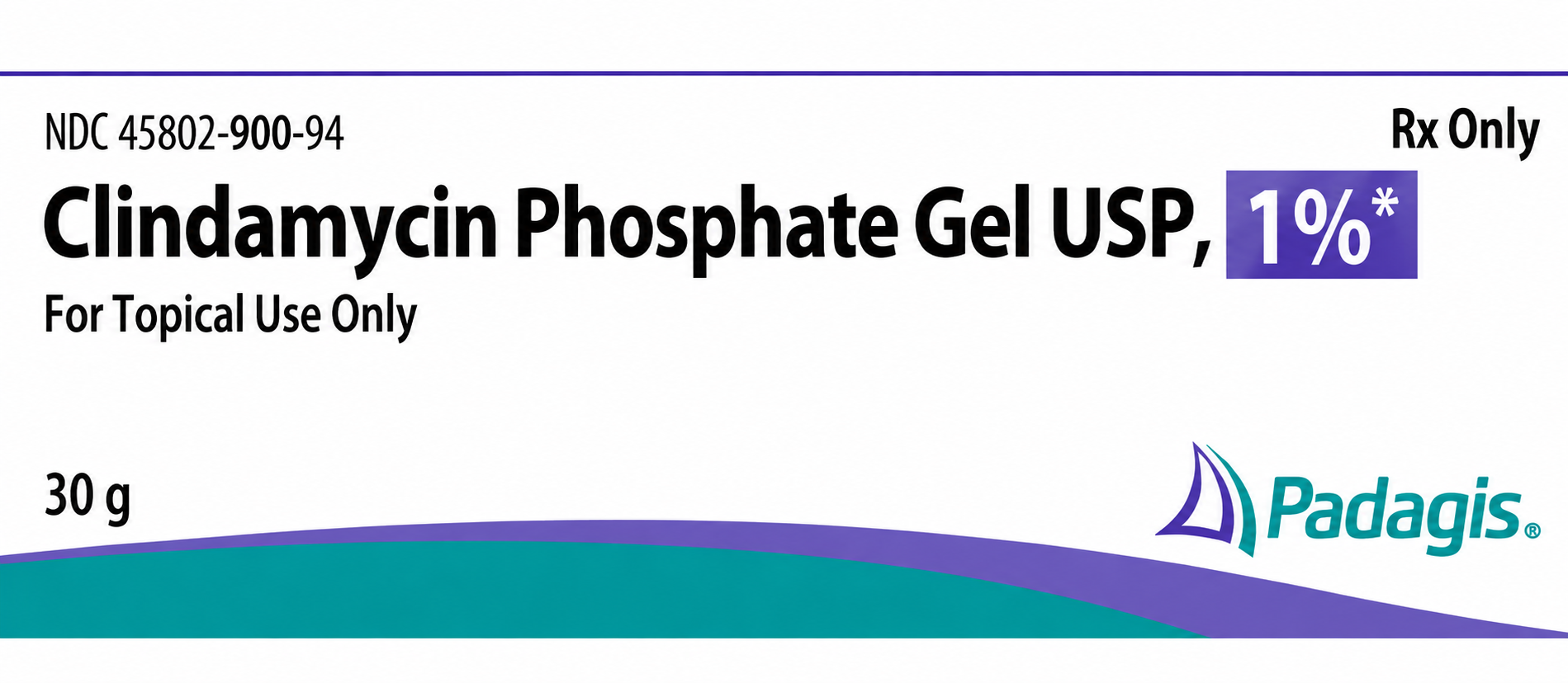 (Cleocin-T) Clindamycin Phosphate Topical Gel 1%-30 Gram Tube (NDC: 45802-900-94  LOT: 205932)