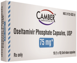 Oseltamivir (Tamiflu) Phosphate Capsules 75mg Unit Dose 10/Bx