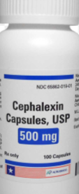 Cephalexin (Keflex) 500mg capsules-#100