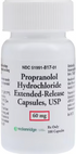 (Inderal) Propranolol 60mg Extended Release capsules-#100
