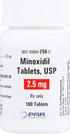(Loniten) Minoxidil 2.5mg-#100 tablets