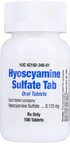 (Levbid) Hyoscyamine Sulfate 0.125mg tablets-#100
