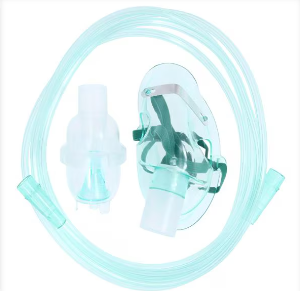 Nebulizer Mask, 7 inch tubing and medication chamber-PEDIATRIC size